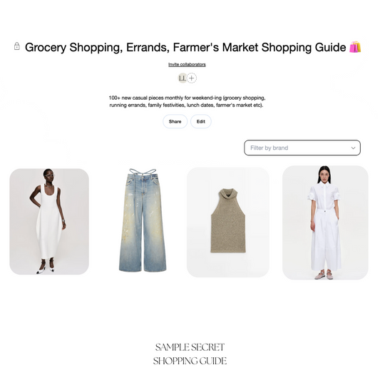 Luxury Work & Weekend 🤍 Shopping Guide , $1,200+ price point , 100+ links in total (new items added all summer long) - SUMMER '24 + archives